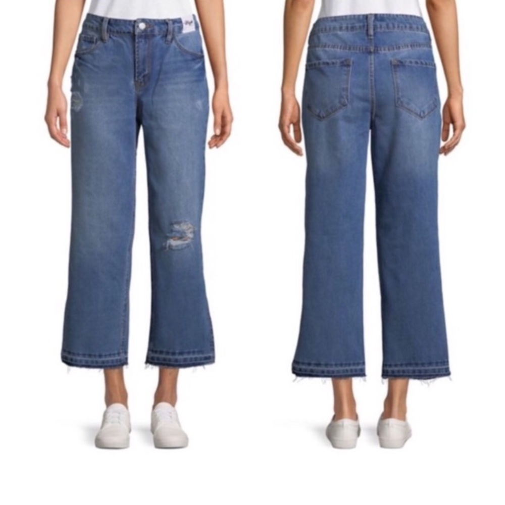 NWT Kensie High Rise Relax Crop Jeans
